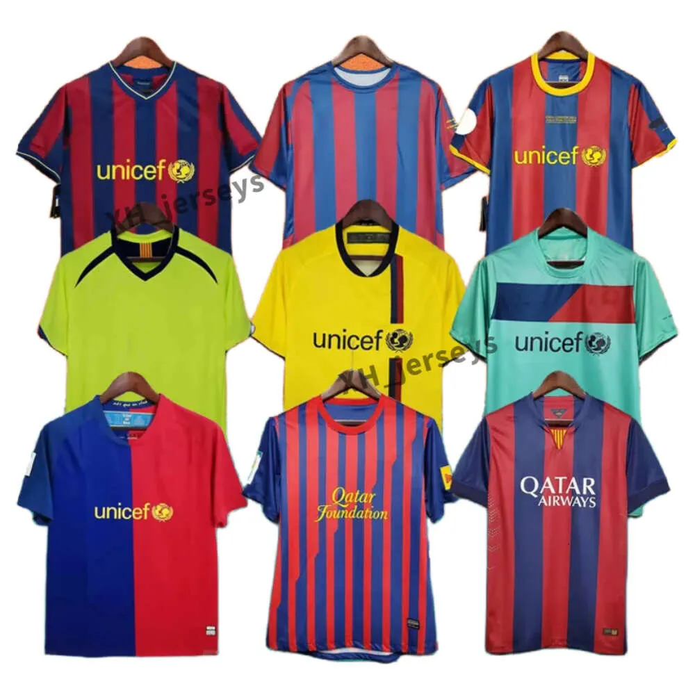 Retro Messis Soccer Jerseys 2005 2006 2007 2008 2008 2010 2011 2012 2013 Vintage Shirt Ronaldinho Xavi A.Iniesta Henry 14 15 16 17 Football Jerseys