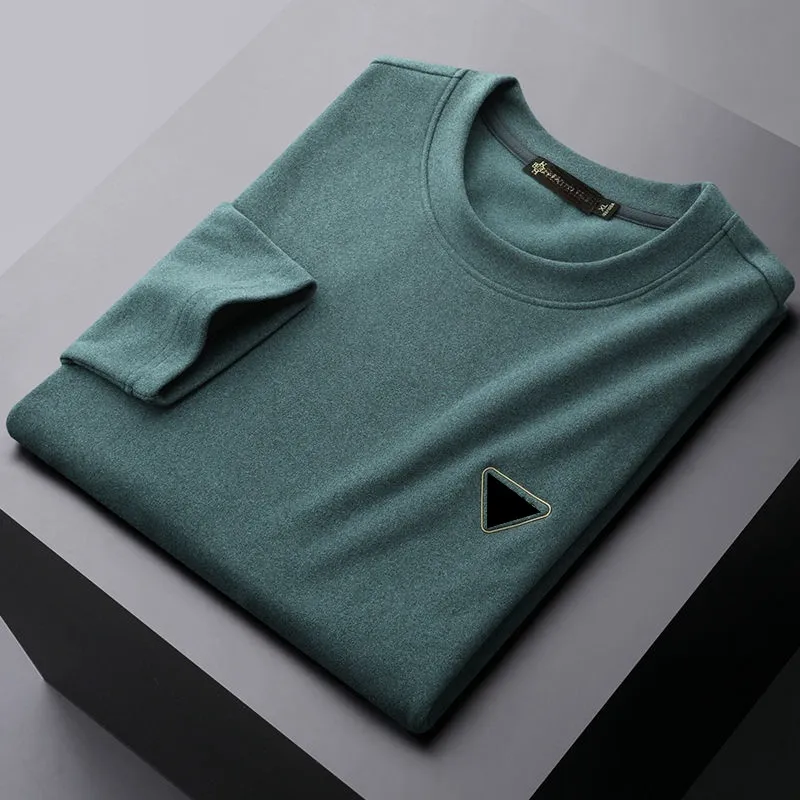 デザイナーフーディーメンズ長袖ピュアコットンウォームブランドTシャツ近似カジュアル高品質のアンダーシャツ
