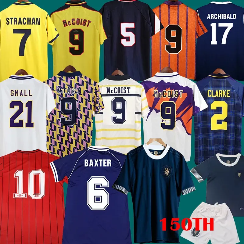 1978 1982 1986 1990 Coupe du monde Ecosse Maillots de football Maillots de football rétro 1991 1992 1993 1994 1996 1998 2000 Collection de maillots vintage STACHAN Mcstay 299