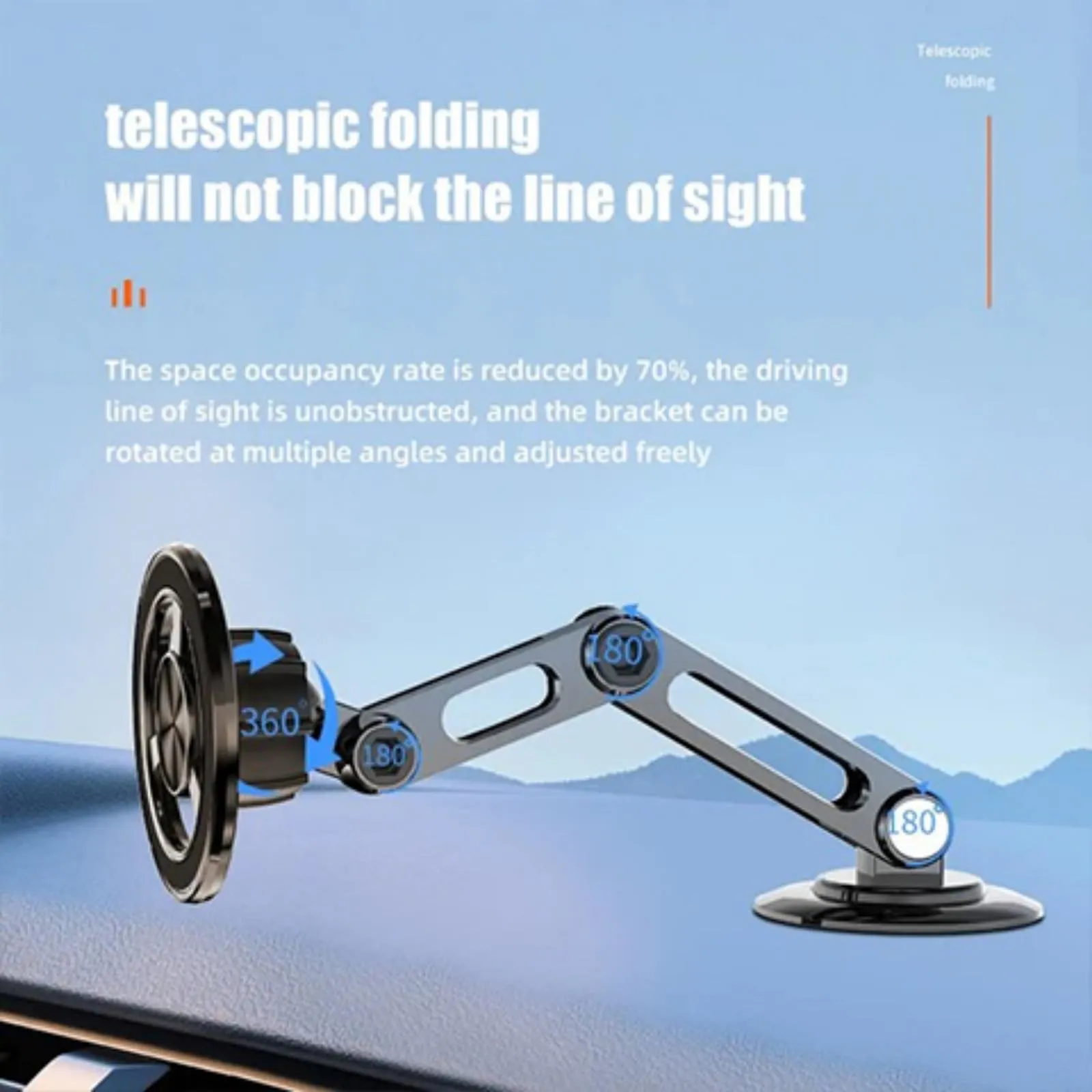 Supporto Cellulare Auto Magnetico 6 Magneti Super Potenti Supporto Per Rotazione A 360 Con 2 Piastre In Metallo Universale Tutti Telefoni Nero 9331562847408 - Foto 12