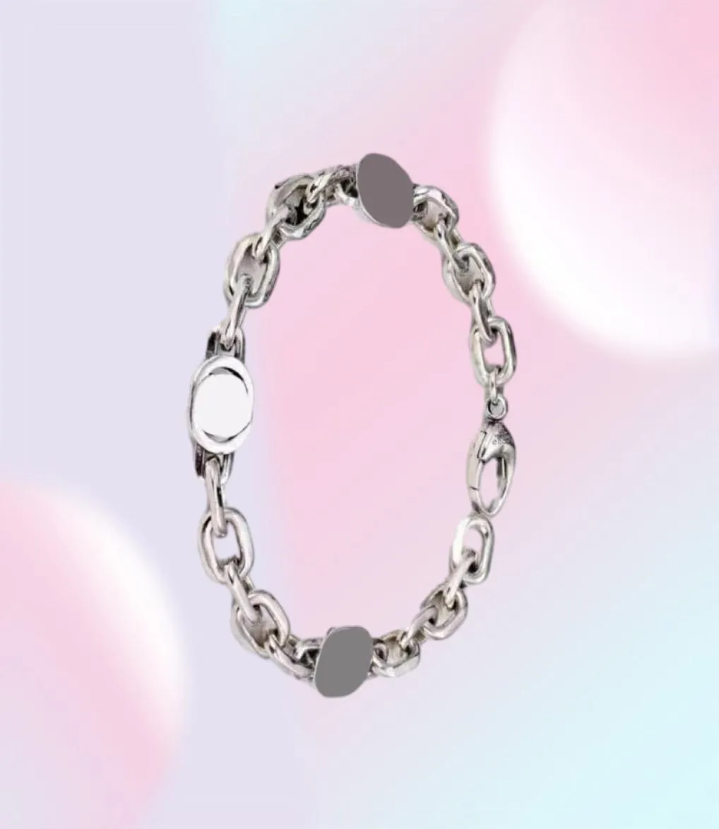 Bracelets de charme pendentifs de bijoux de luxe de haute qualité bijoux designer emballage d'origine bracelet rétro imbriqué en argent 925 3G 2689085