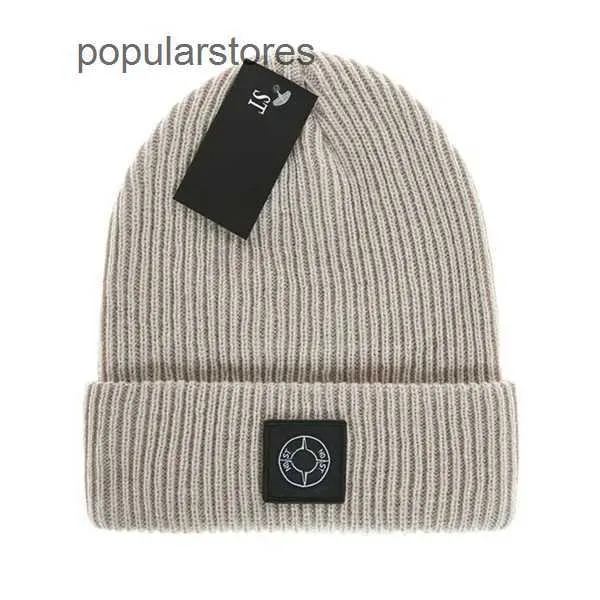 Designer baseball cap Autumn Winter ISLAND Beanie Hats Hot Style Men And Women Fashion Universal Knitted Cap Autumn Wool Outdoor STONE Warm Skull Caps 2 34PU