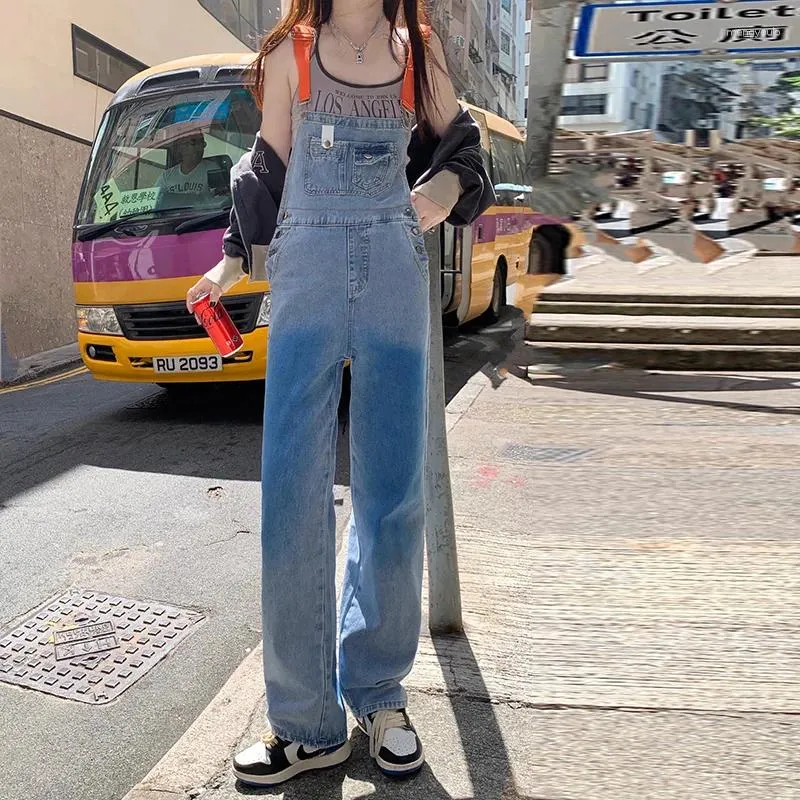 Female jean jumpsuits deals