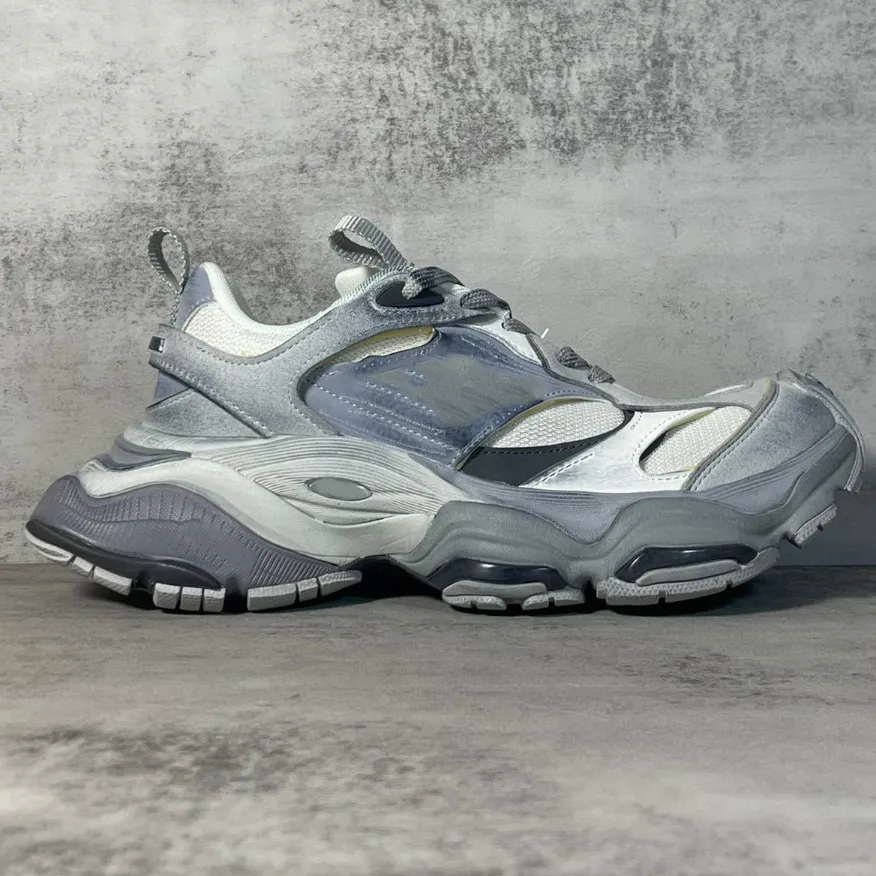 Dad Shoes 2024 Runway Style Big Profile 10XL Cargo Sneakers for Men and Women Worn Out Effect Sizes 35 46