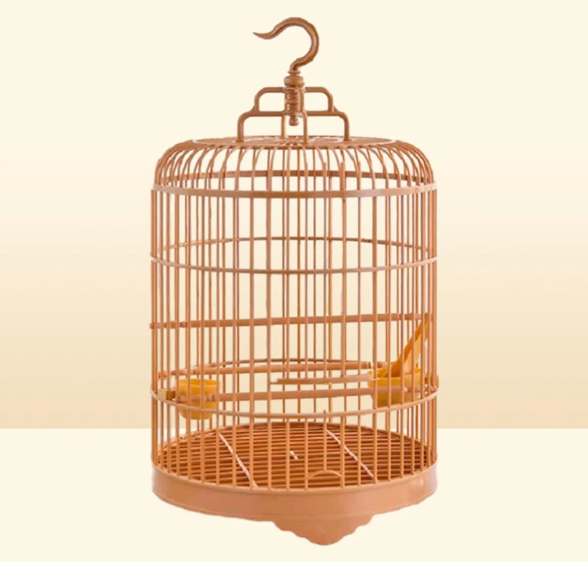 대형 45cm 직경 Myna 조각 된 용 큰 아구창 새장 BAMBOO3185566