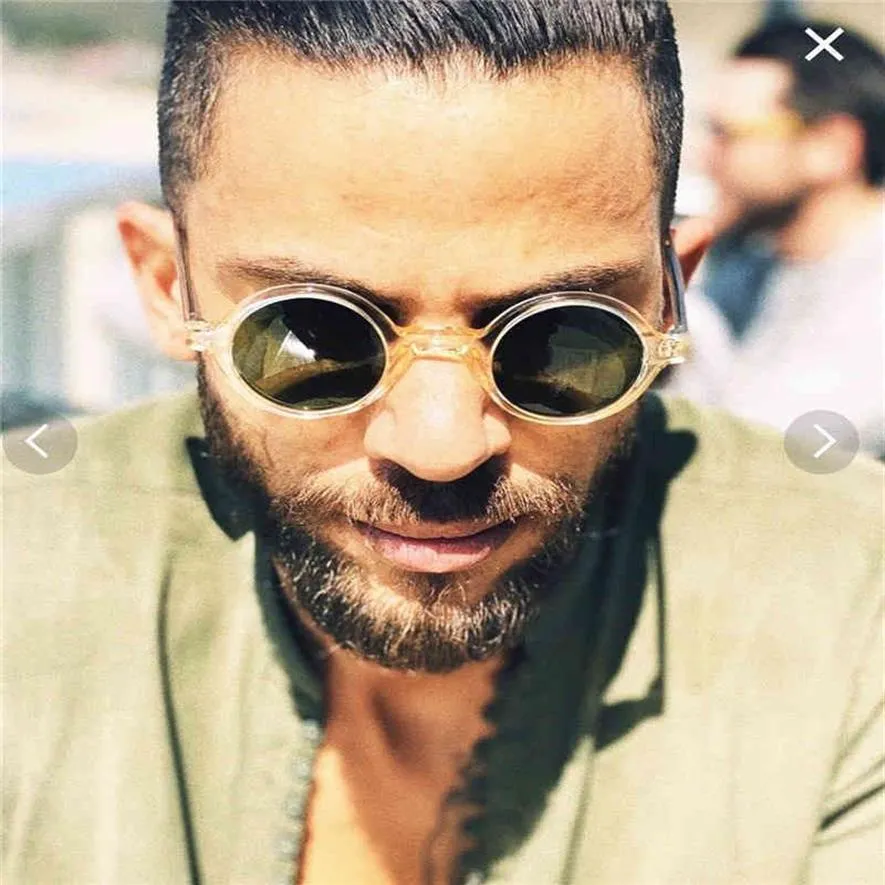 Acetate Vintage Circle Polarized Sunglasses Men Gregory Peck Brand Design Clear Round Sun Glasses Women Retro Shades ZOLMAN275t From 96 26 DHgate