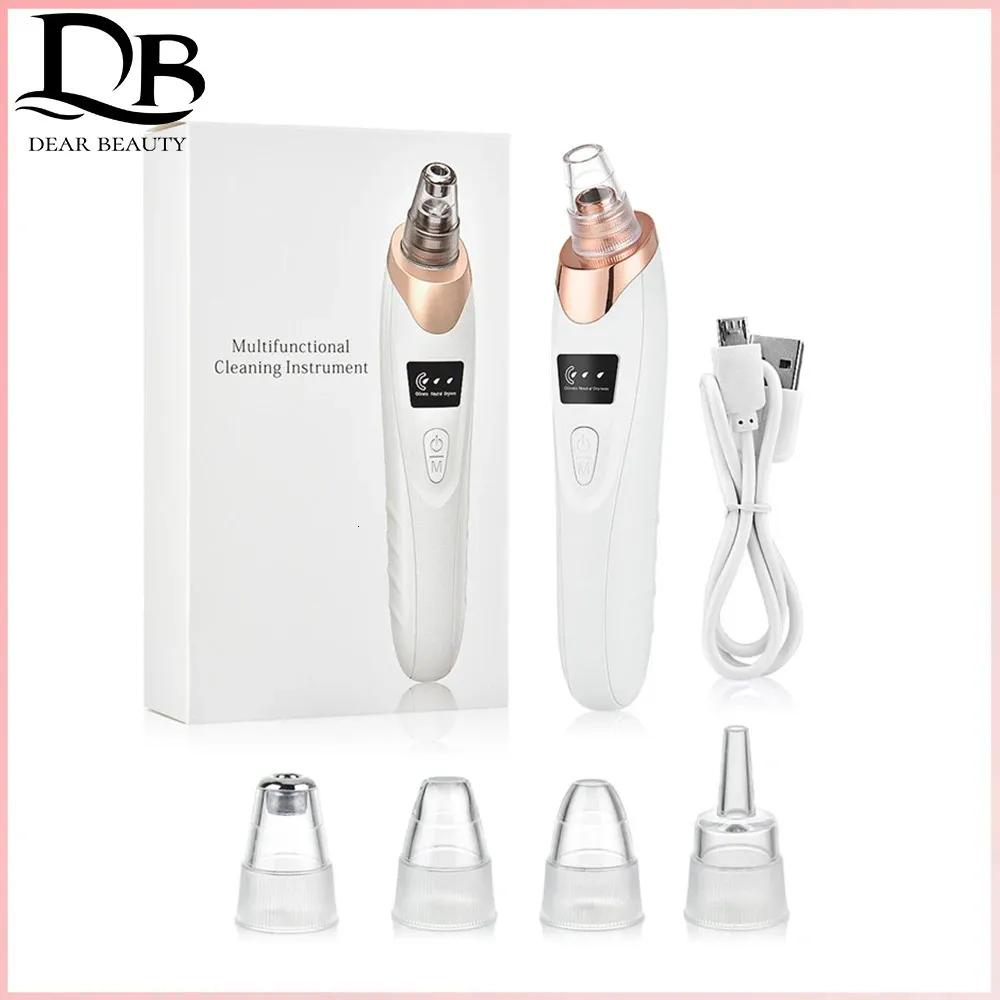 Blackhead Remover Nose T Zone Pore Vacuum Acne Pimple Removal Suction Tool Diamond Dermabrasion Machine Face Clean 240106