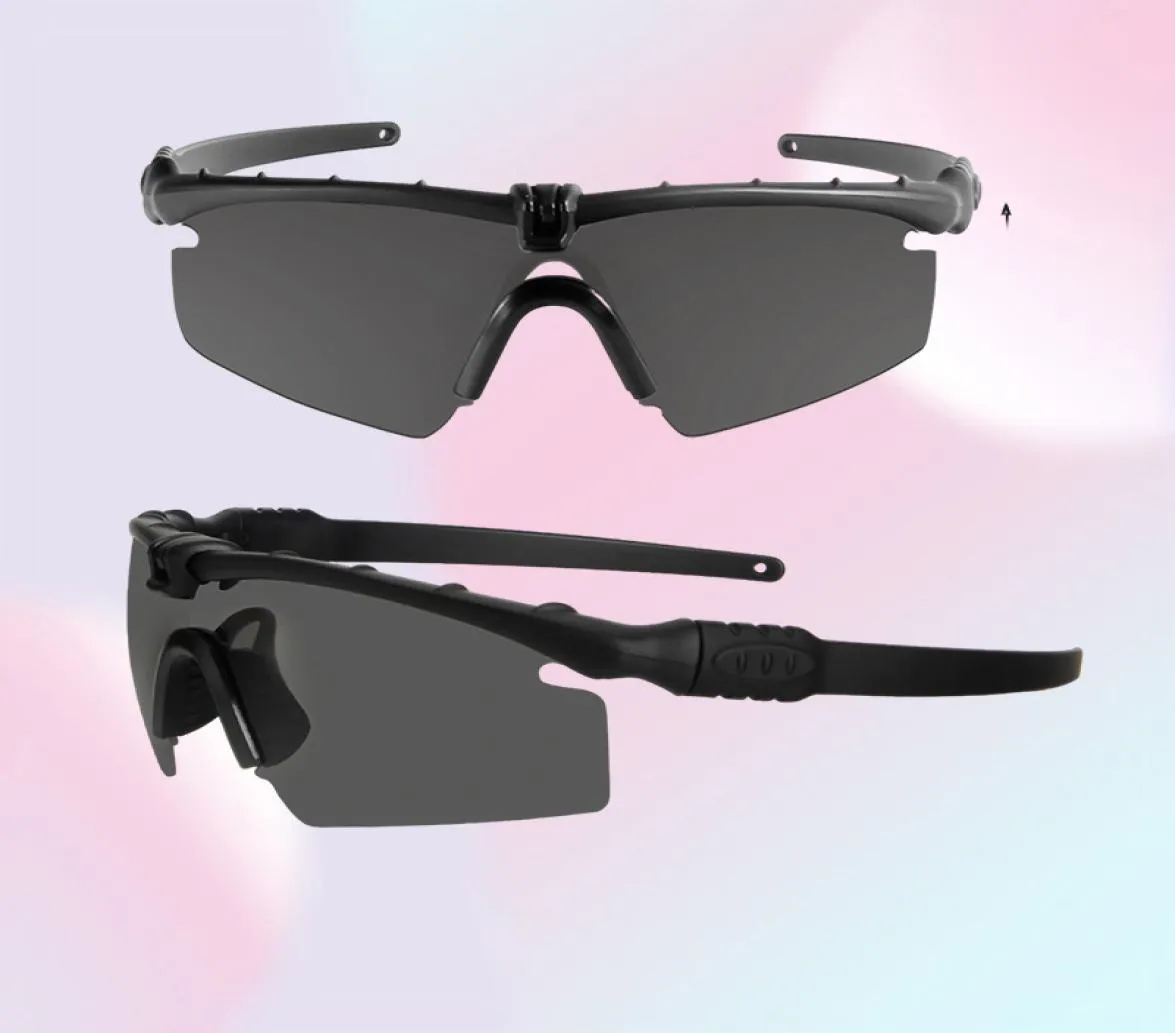 Уличные очки Мужчины Женщины Армия BALLISTIC 3.0 Защитные очки Пейнтбольные очки для стрельбы Тактические MTB Велоспорт Поляризованные солнцезащитные очки 2211047918195