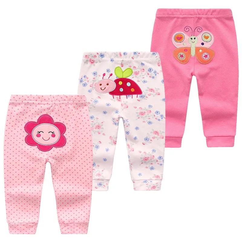 3pcs/lot cartoon print baby bants cotton abith leggings antumn attdler boy boy bant