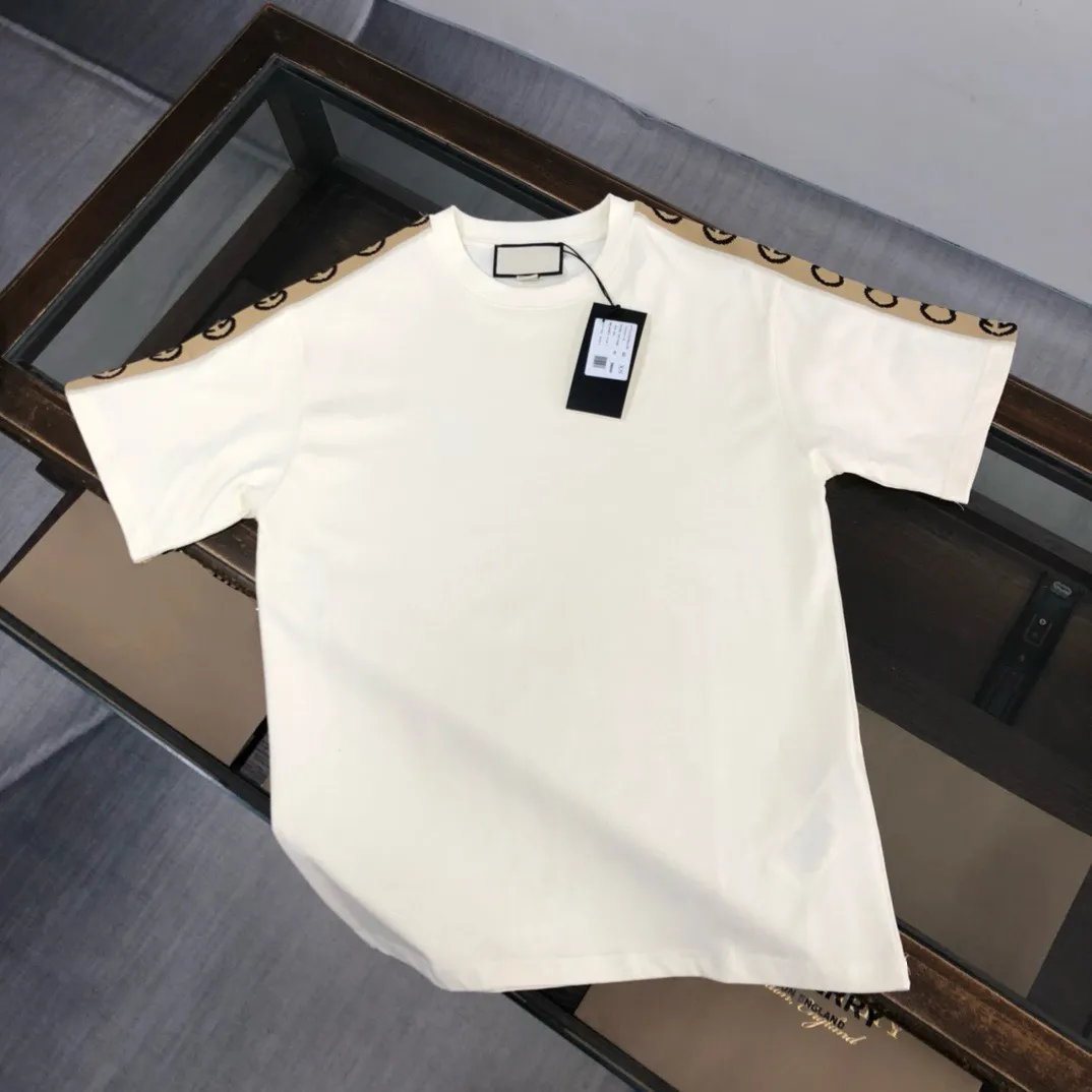 T-shirt Plus da uomo Polo Girocollo ricamato e stampato in stile polare estivo con puro cotone da strada 24654