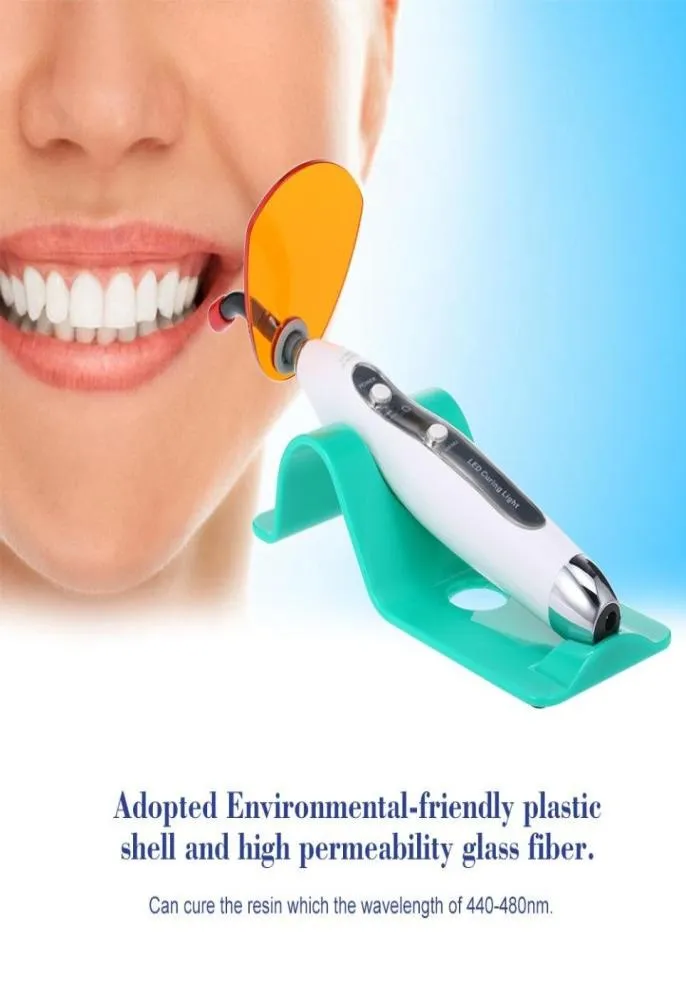 Led cura luz dental com fio sem fio dentista cura lâmpada 5w dental oral cura light2436450