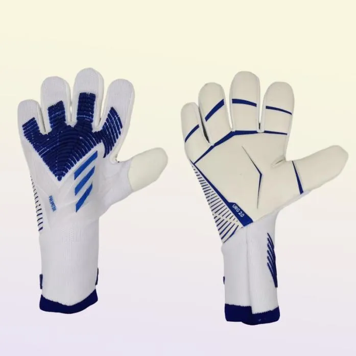 Guanti sportivi Design Uomo bambino Portiere di calcio Portiere Addensare Full Latex Allenamento professionale Calcio 2209297704860