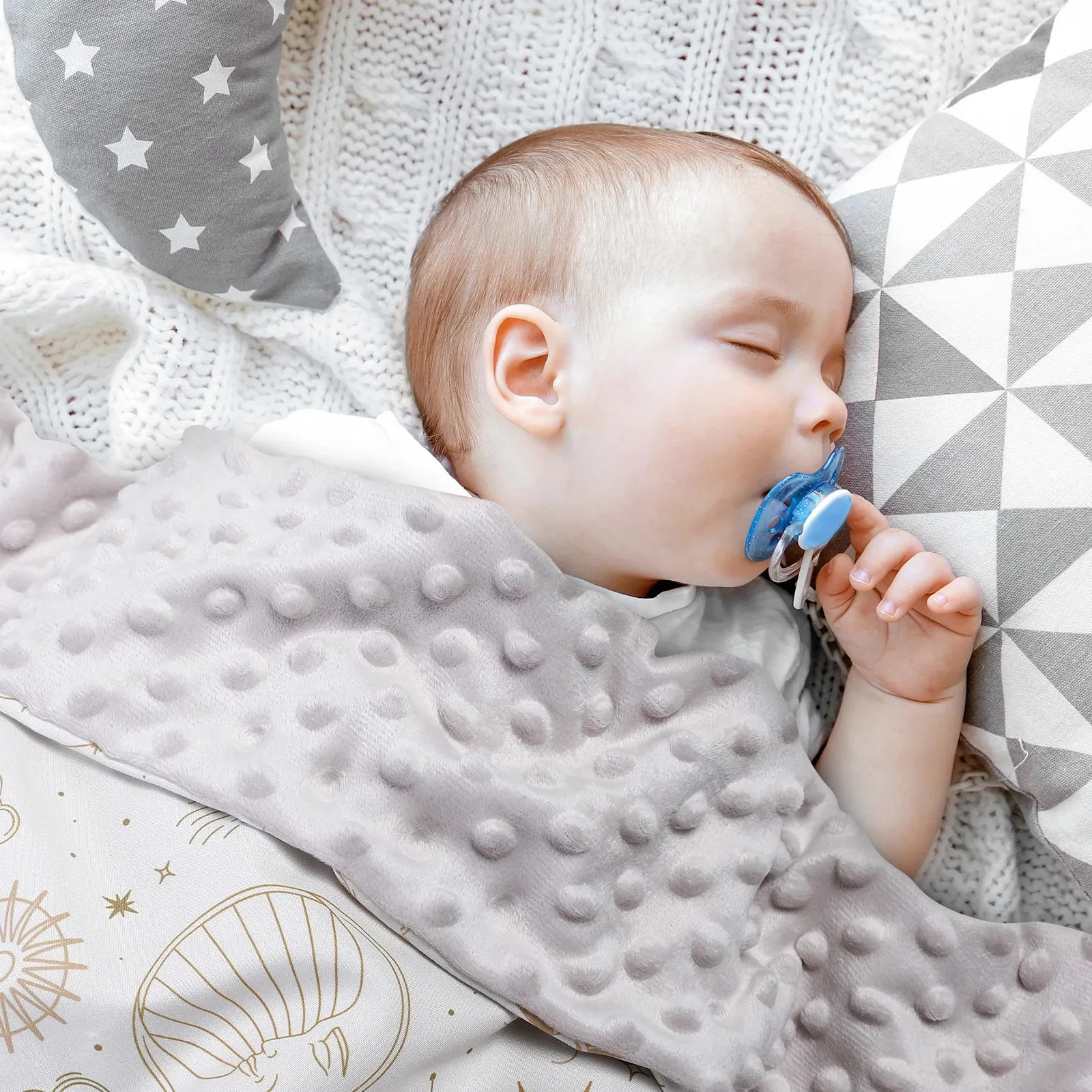 Fleece baby swaddle blanket outlet