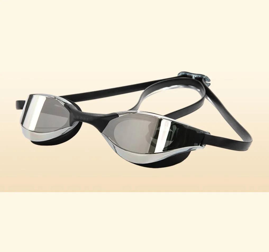 COPOZZ professionnel placage étanche clair Double antibuée lunettes de natation AntiUV hommes lunettes pour femme natation s avec étui 2207063756528