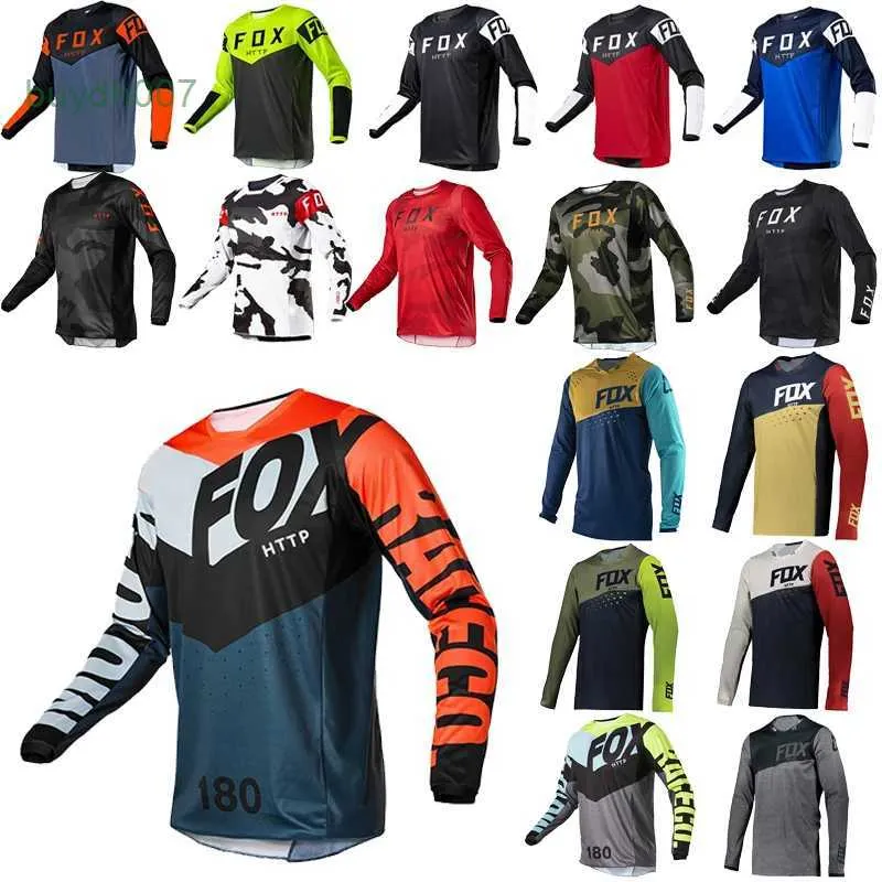 24jd 2024 T-shirt de mode costume de vélo de montagne Foxx T-shirts pour hommes Enduro VTT manches de cyclisme cyclisme chemise de descente Camiseta Motocross Mx Mountain Http Mtb