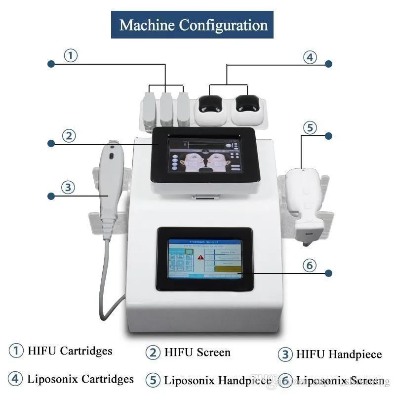 2021 Portable hifu beauty equipment ultrasound wrinkle removal face lifting liposonix body slimming machine CE approved