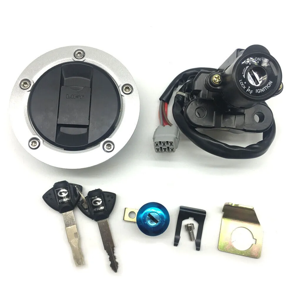 Kit de chave de bloqueio de tampa de gás de combustível, interruptor de ignição, adequado para suzuki gsxr1000 2005-2016 gsxr600 GSX-R750 2006-2020