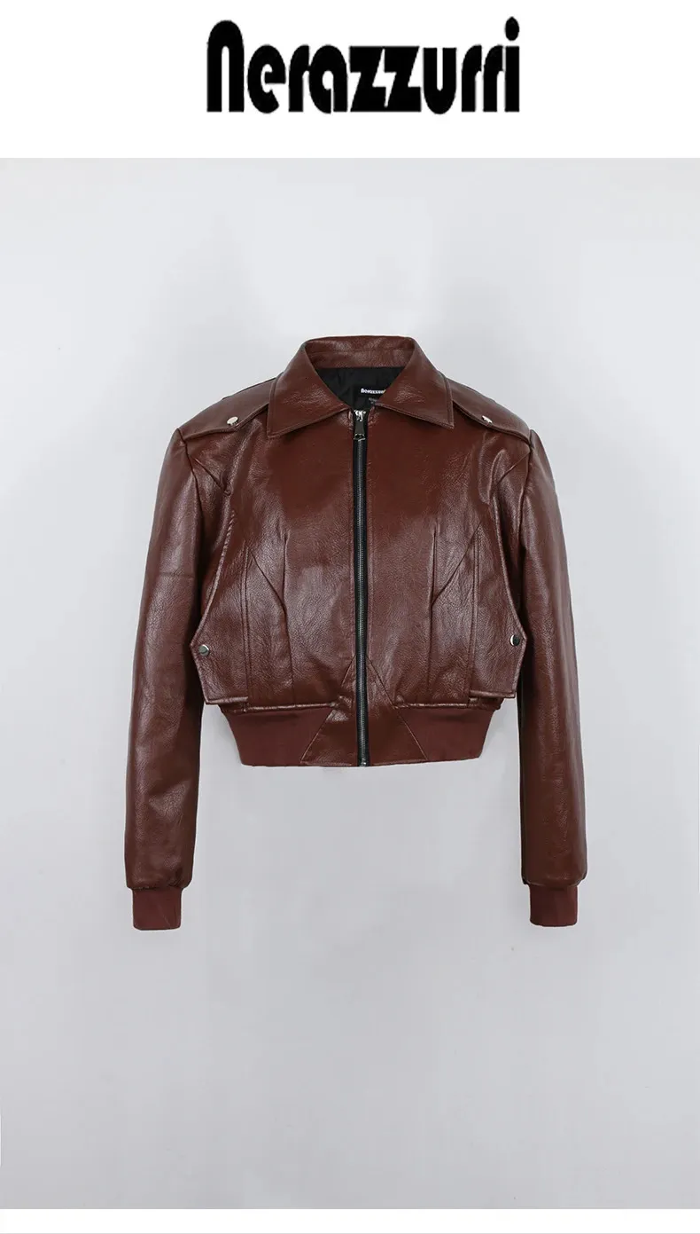 Mens Oversized PU Leather Jacket: Spring/Autumn Fashion