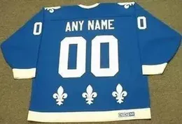 QUEBEC NORDIQUES Hockey Jerseys 1980's CCM Vintage Away 