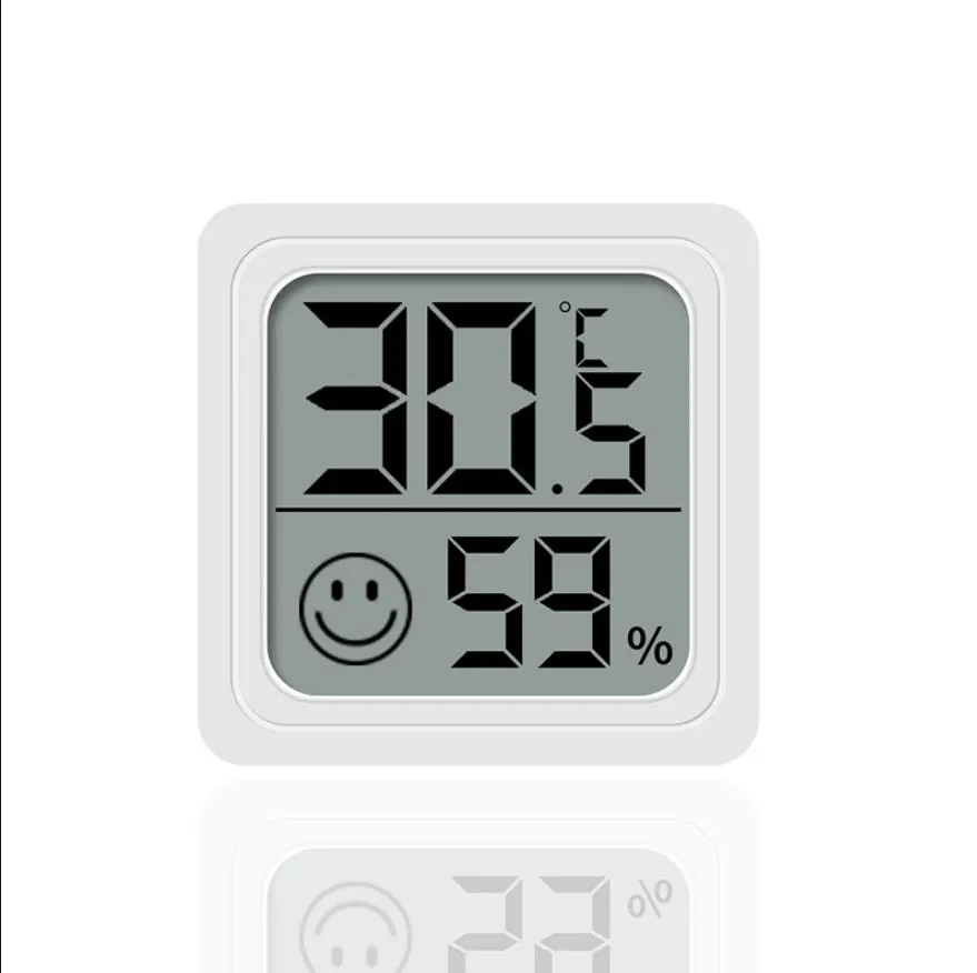 Mini Portable LCD Digital Thermometer Hygrometer Temperaturfuktighetsmätare Detektor Thermograph