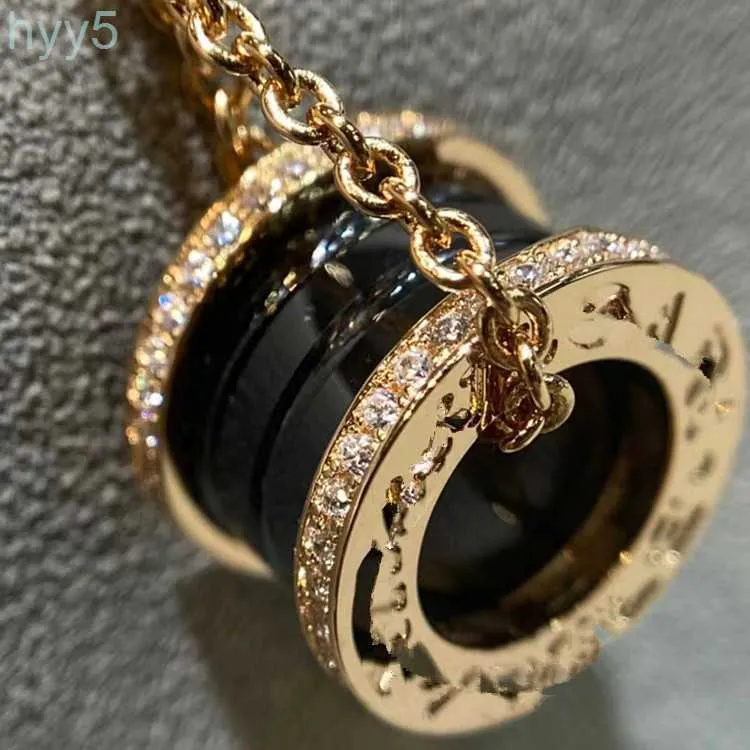 Ey5j Designer Gioielli di lusso Bvlger Bhome Collana con ciondolo Anello in argento sterling 925 placcato in oro 18k Collana con diamanti eterni Appassionati di moda.