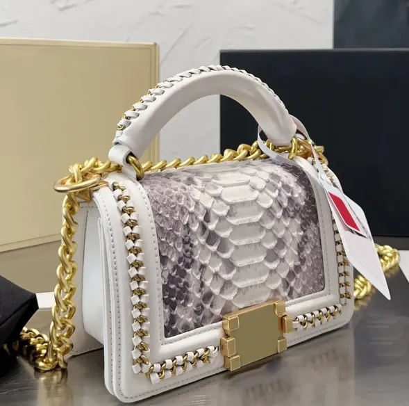 borsa da donna borsa a tracolla a catena di lusso nuova moda Modello in pietra a tracolla da donna