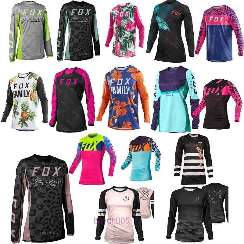 2024 Fashion T-Shirt Mountain Bike Suit Foxx Men's Thirts Cross Country Mountain Women Grownhill Mountain Mtb قميص عبر البلاد للسيدات قميصًا فنيًا