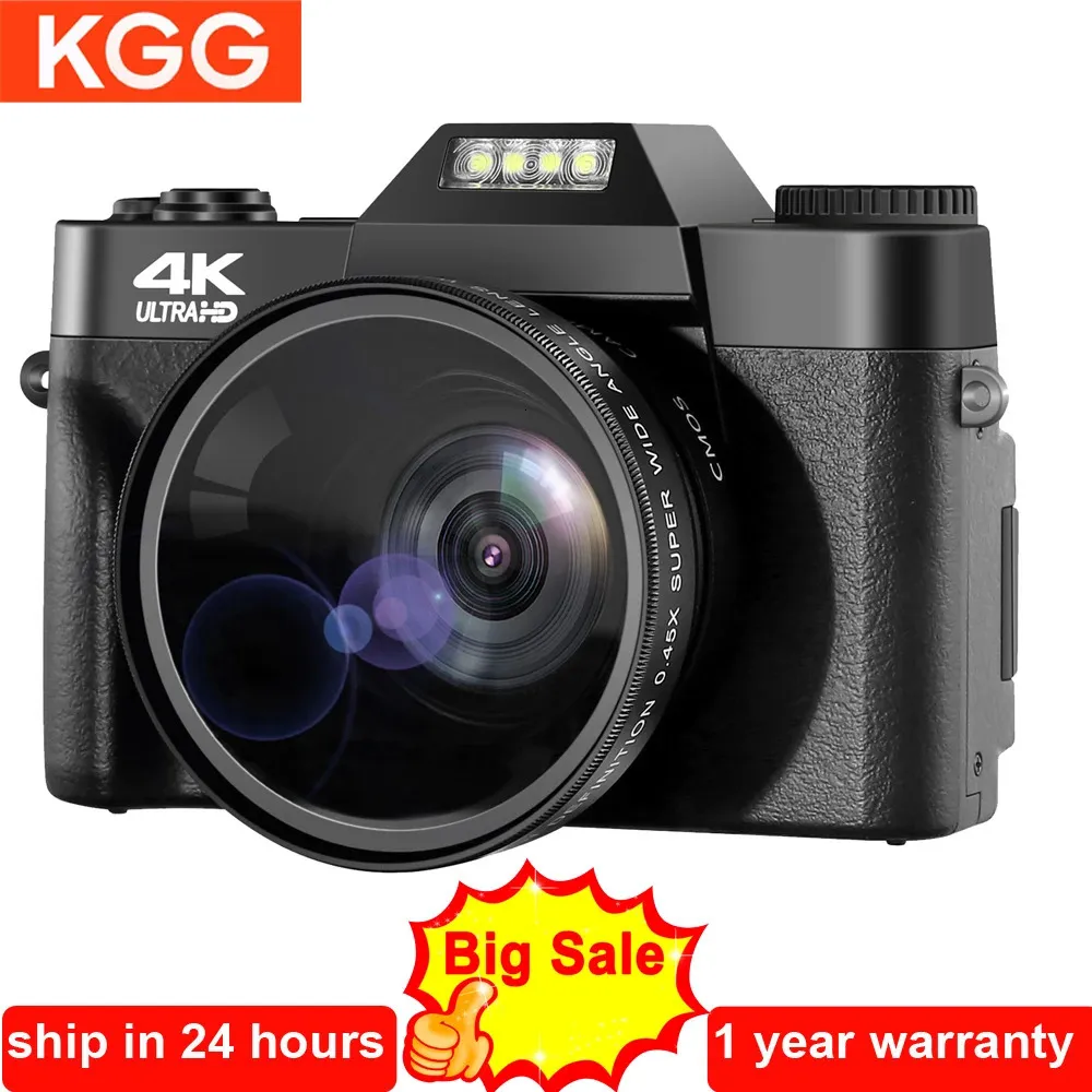Fotocamera digitale 48MP 4K Vlogging per registrazione video con videocamera con messa a fuoco automatica 60FPS e zoom 16X 240106