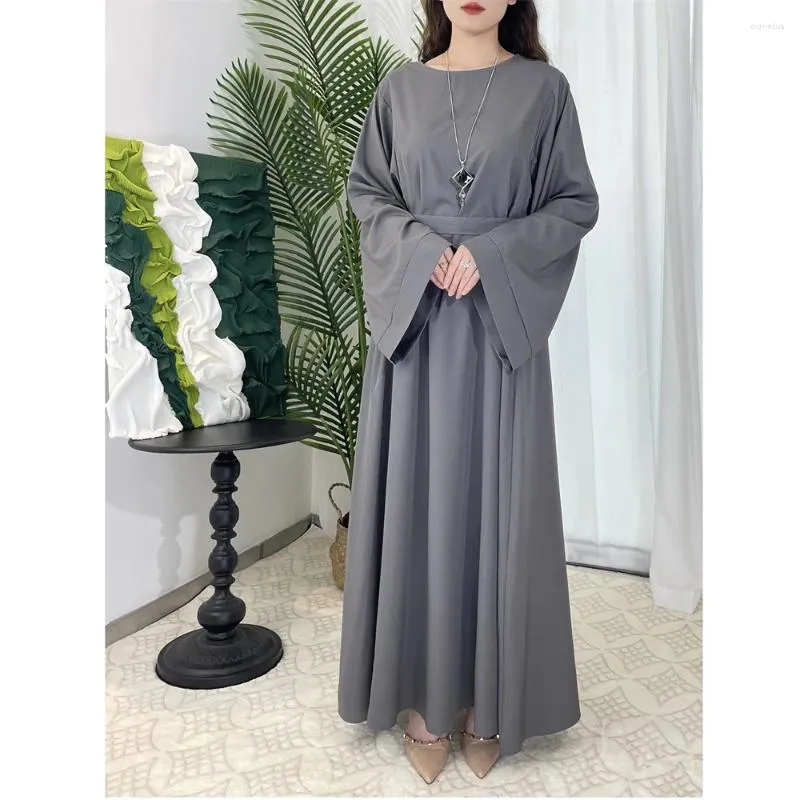 Roupas étnicas Modest Abaya Mulheres Muçulmanas Longas Maxi Vestidos Turquia Oração Kaftan Árabe Islâmico Robe Dubai Eid Party Ramadan Femme