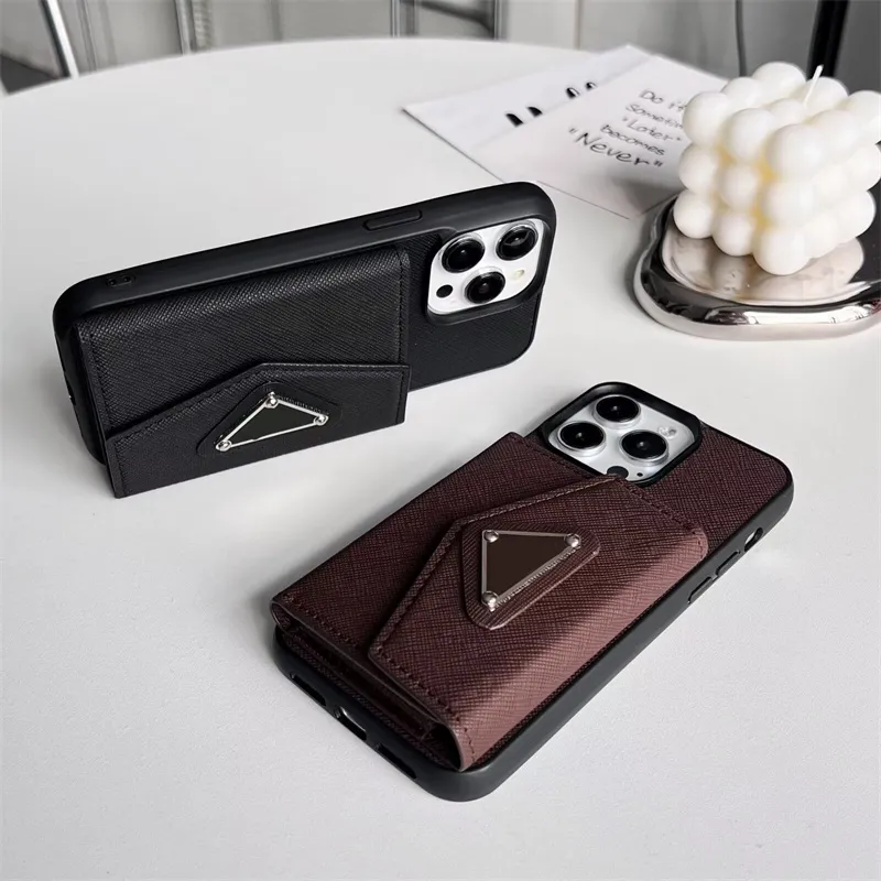 Fashion Designer Wallet Phone Cases for iPhone 15 Pro Max 15 14pro 14plus 13 13pro 12 11 pro max Xs XR Xsmax 7 8plus 6G Embossed Leather Card Pocket Luxury Cellphone Cover