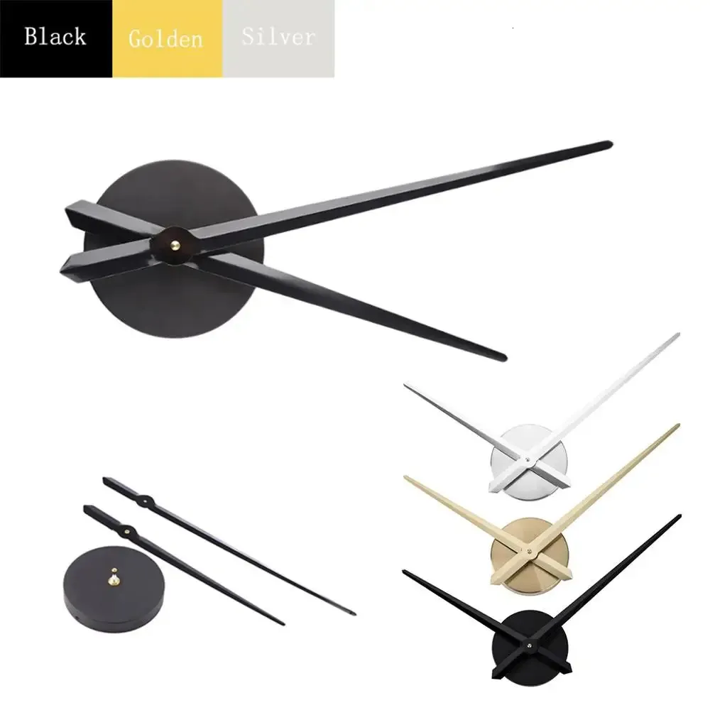 Large DIY Wall Clock Movement Mechanism Clock Hands Needles Set for 3D Mirror Clock Replacement Accessories Home Decoration 240106