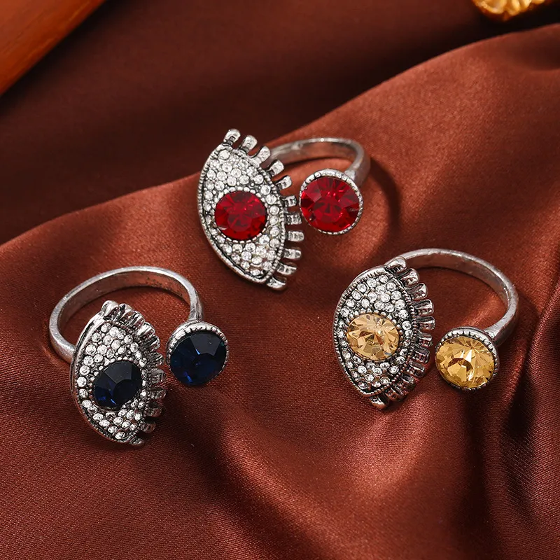 Personalisierter Schwanzring, einfacher und cooler Stilring, trendiger Perlen-Zeigefingerring für Frauen auf Instagram, modischer Augenring