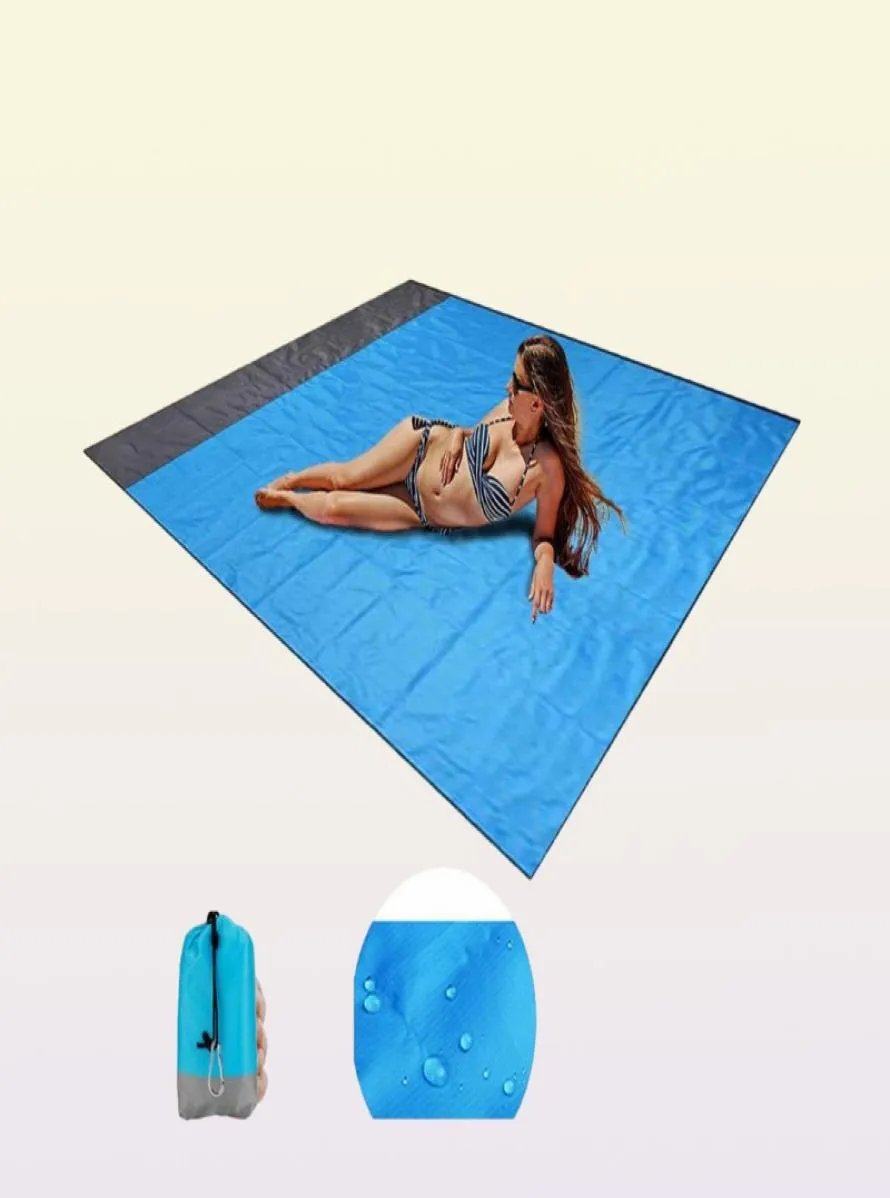 Tapis de Camping imperméable à l'eau couverture de plage en plein air Portable pique-nique tapis de sol matelas en plein air Camping pique-nique tapis couverture 7150057