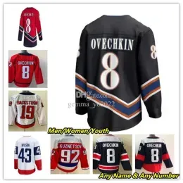 ''Capitals''2023 Stadium Series Hockey Jerseys Alex Ovechkin Evgeny Kuznetsov Dylan Strome Conor Sheary Erik Gustafsson Lars Eller