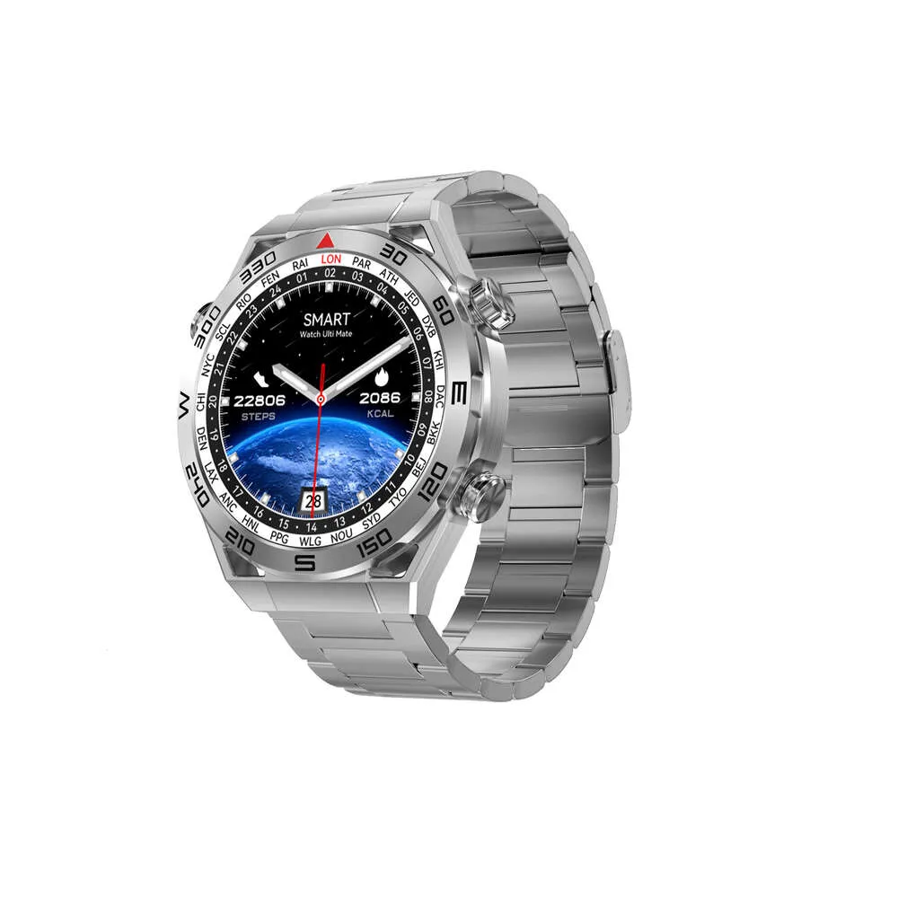 DT No.1 DT UltraMate SmartWatch 1.5inch 454*454 for Business Men 3ボタンコンパスGPS NFC DT Ultra Mateラウンドスマートウォッチ