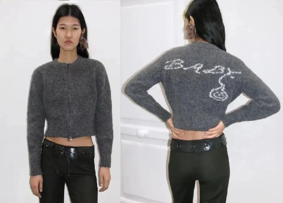 DHgate.com:Womens Paloma Wool Knitted Zipper Cardigan DHgate.com:Womens Paloma Wool Knitted Zipper Cardigan