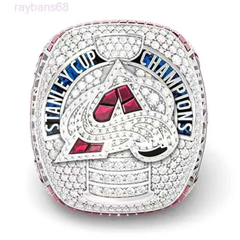 Дизайнерское кольцо чемпиона по хоккею с шайбой Nhl Colorado Avalanche 92 Landeskog