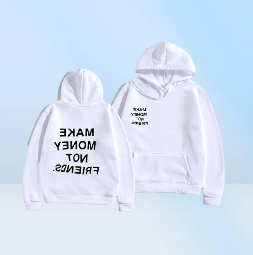 Harajuku erkek hoodies sweatshirtler para kazanma arkadaşlar değil hoodies hoodies erkek moda sokak kıyafetleri kapüşonlu kıyafetler sudadera hombre x6629479