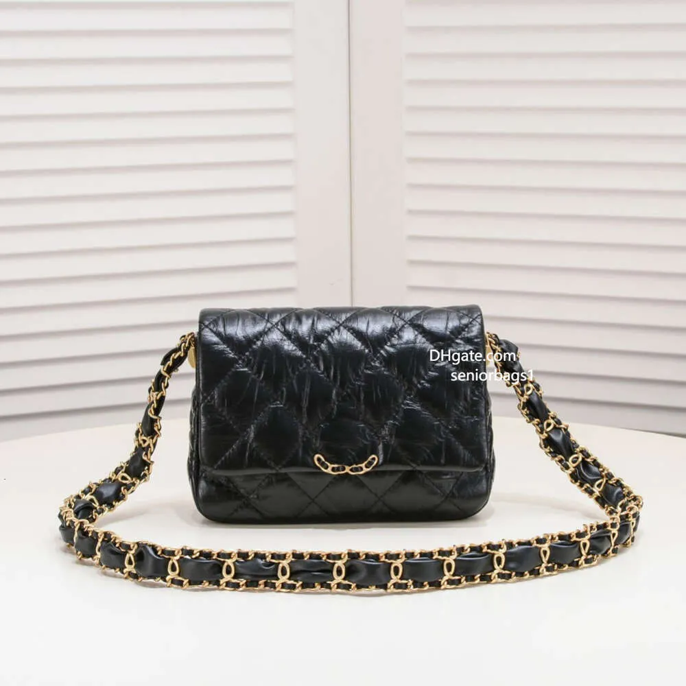 High version real leather hobo bag womens underarm bag designer bags classic 23K woc shoulder Bag women fashion flip cross body bags with box
