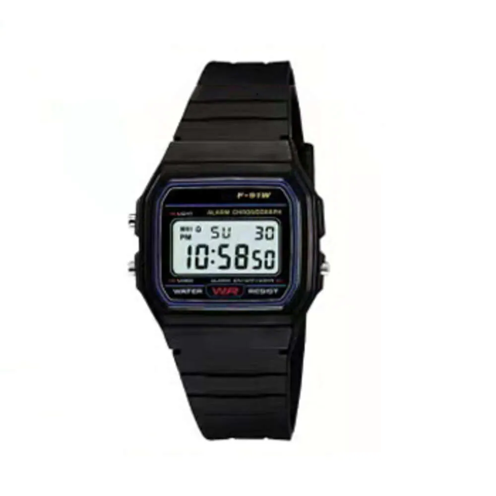 General Watch F91W Digital Vintage Square Sports Watch Alarm Japan Movement