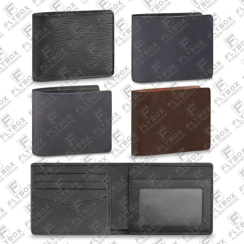 M64002 SLENDER ID Wallet Coin Purses Porta-cartões Porta-chaves Porta-cartões de crédito Unissex Moda Designer de luxo TOP Quality Entrega rápida