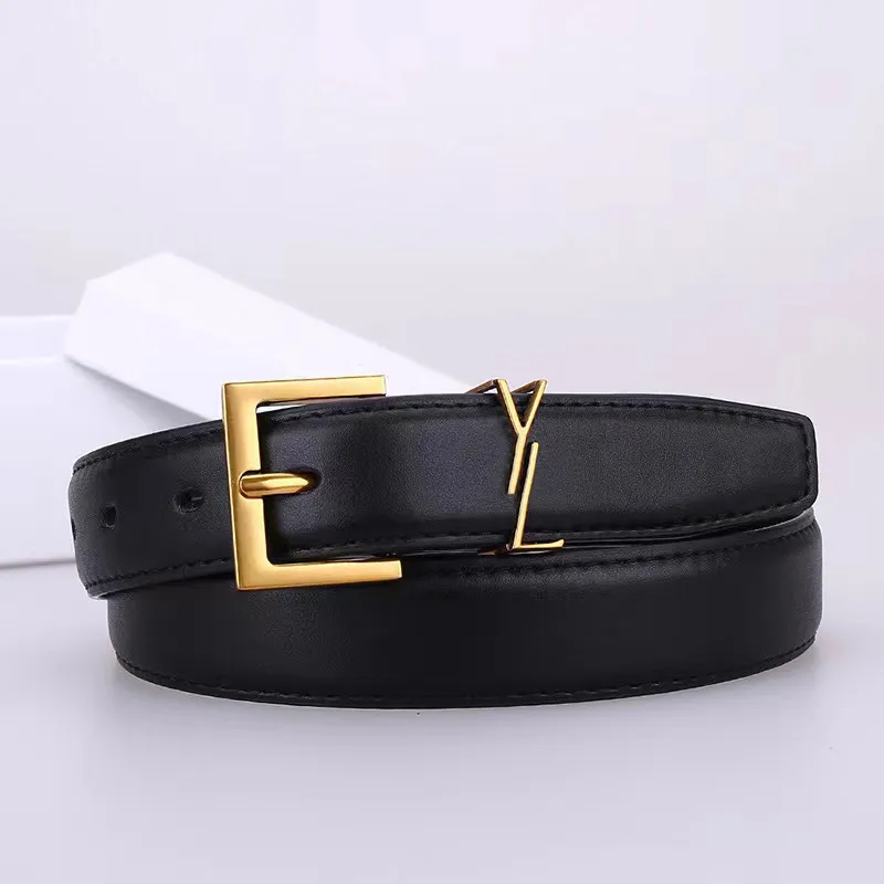 Ceinture pour femmes largeur 3.0cm ceinture de créateur boucle en Y haute qualité mode décontractée ceinture pour femmes boîte-cadeau