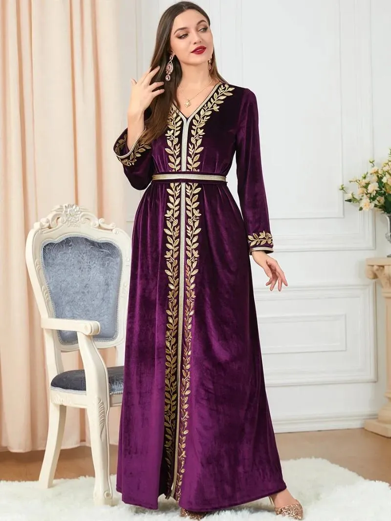 Velvet moroccan caftan sale