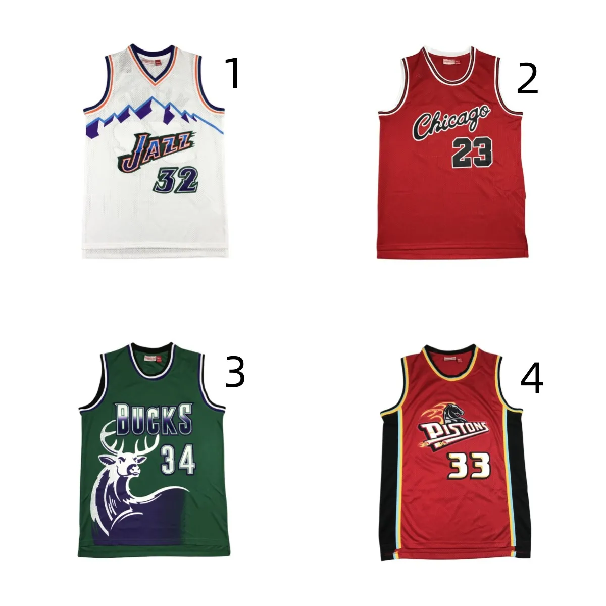 Basketbal jerseys vintage basketbal sportkleding voor oude fans sport geborduurd gaas ademende zweet-absorberend basketbaluniform