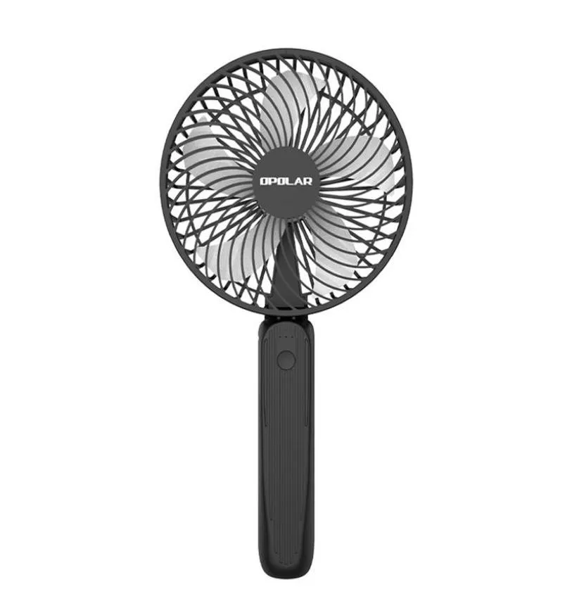 Elektriska fläktar Portable Handheld Fan 6500mAh Battery Operated USB uppladdningsbar personlig hand hållen för inomhus utomhus Travelectric5622254