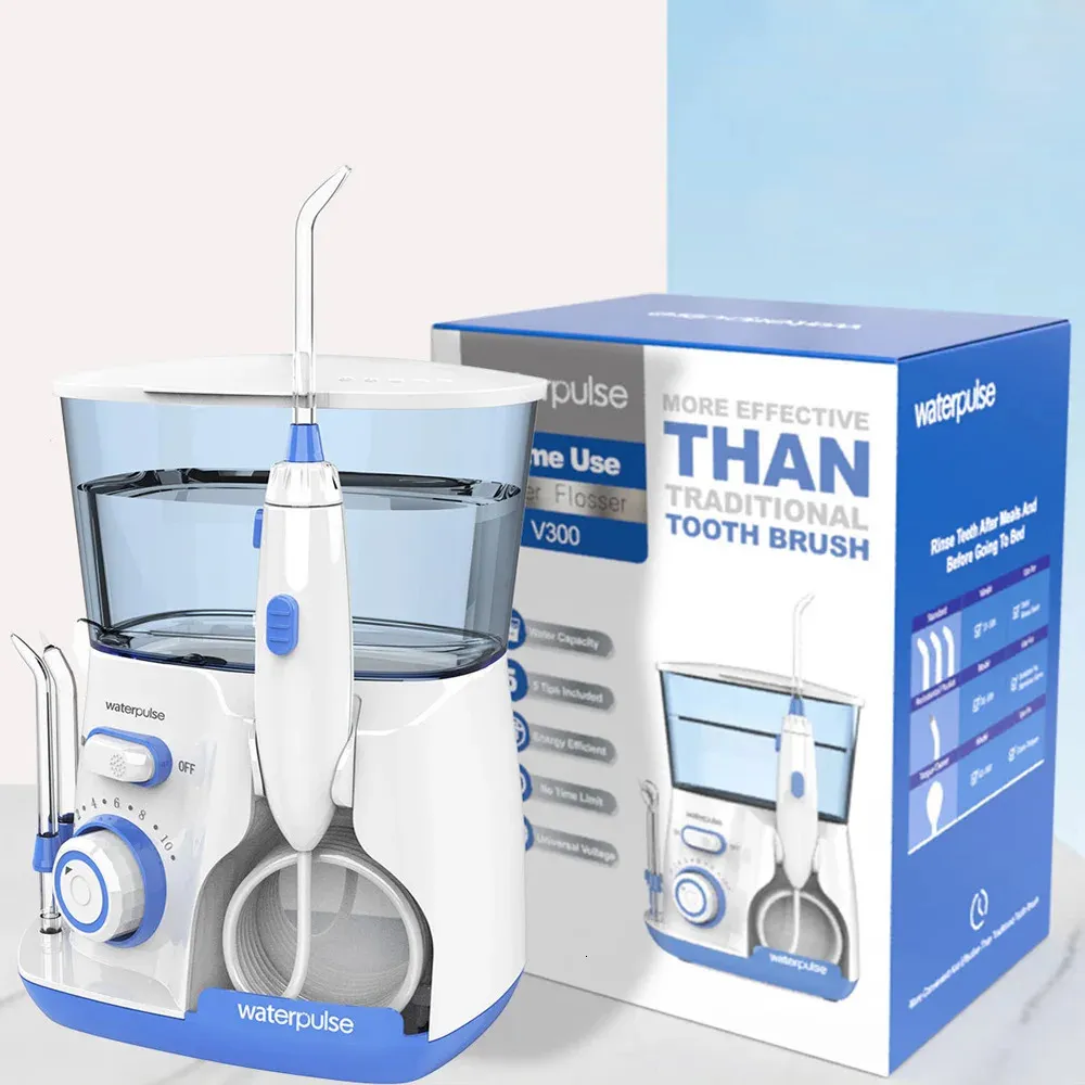 Portable Electric Oral Irrigator Mouthwash Dispenser Dental Water Jet Flosser Thread Teand Whitening Cleaning Washing Tool Kit 240106