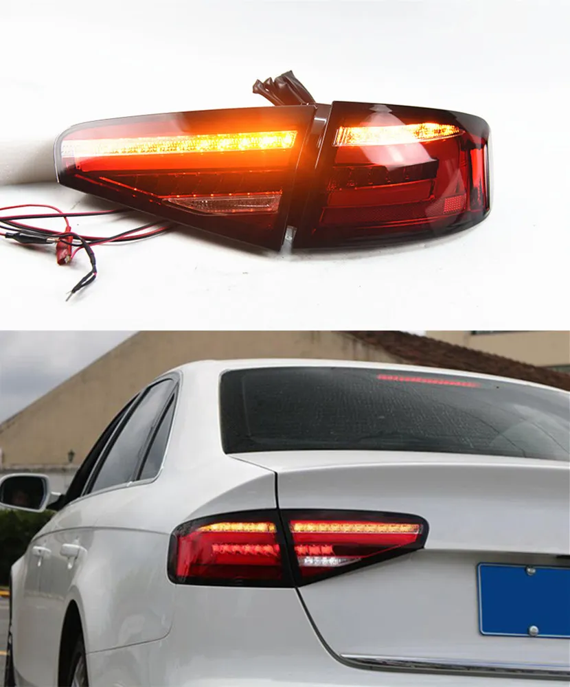 Feu arrière LED pour Audi A4 B9, feu arrière de voiture, clignotant, clignotant, 2013 – 2016