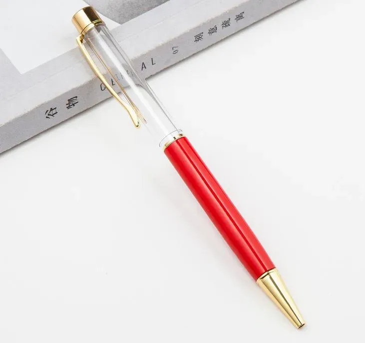 DHL Blank Bling Bling 2-in-1 Slim Crystal Diamond Ballpoint Pens glitter Stylus Touch Pen DIY pens SN2601