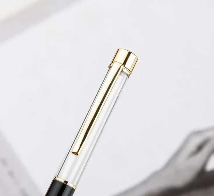 DHL Blank Bling Bling 2-in-1 Slim Crystal Diamond Ballpoint Pens glitter Stylus Touch Pen DIY pens SN2601