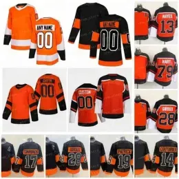 Custom Reverse Retro 77 Tony DeAngelo Hockey Jersey 28 Claude Giroux 9 Ivan Provorov 11 Travis Konecny 13 Kevin Hayes 14 Sean Couturier 23 O